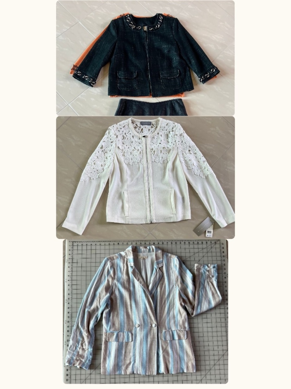 3-Piece Women’s Statement Jackets Size M – Michael Kors, Bagatelle NWT & Lelis
